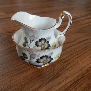 cream & sugar, bone china